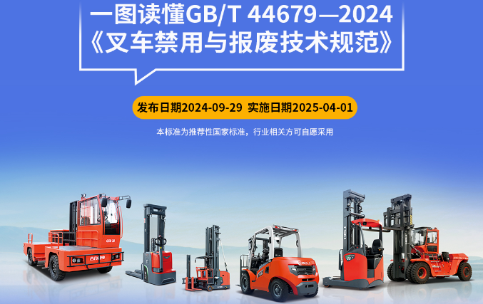 一图读懂——GB/T 44679-2024《叉车禁用与报废技术规范》