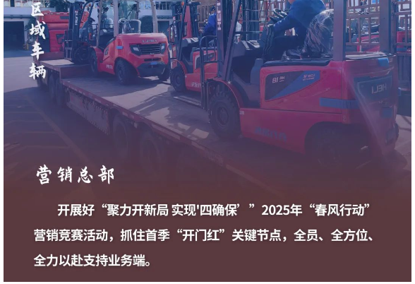 铆足干劲！安徽叉车集团上下全力冲刺“开门红”