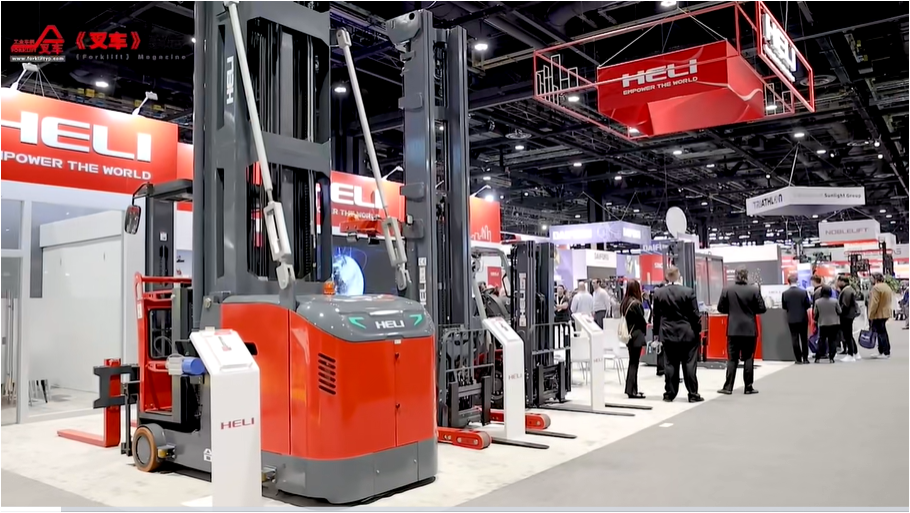 ProMAT 2025展会上，合力携新能源整机、智能物流设备+系统集成、精品部件组合重磅亮相