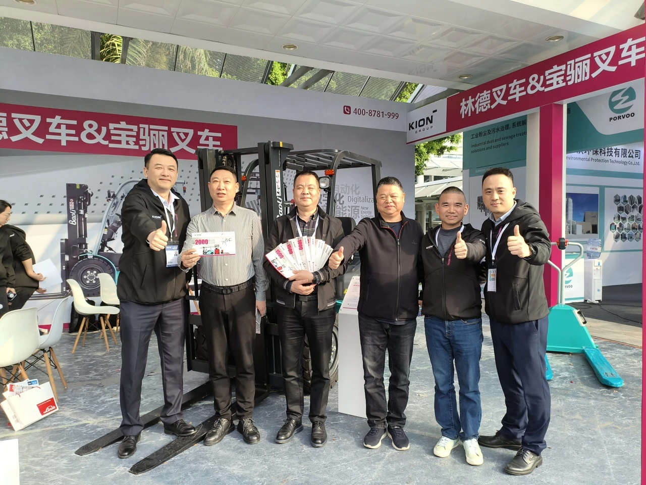宝骊叉车“石”力全开，厦门国际石材展狂揽订单！