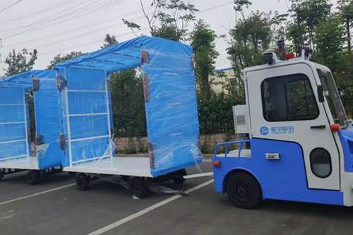 九曜智能无人牵引车进入车灯行业头部客户 赋能汽车产业链场间物流数智化升级