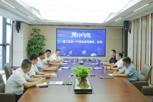 三一重工总裁俞宏福一行到访佛朗斯，共商深度合作