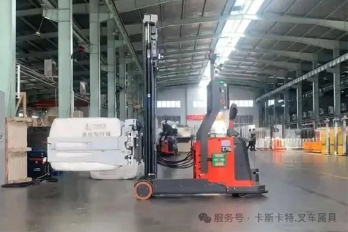 卡斯卡特AGV软包夹在化纤行业的应用