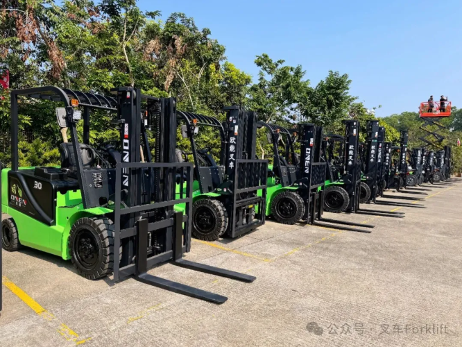 智造高效 电驱先锋 新力登场——欧能智造叉车新品发布会成功举办