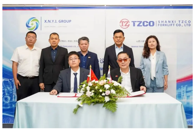 深耕东南亚 太重叉车公司开启海外合作新征程
