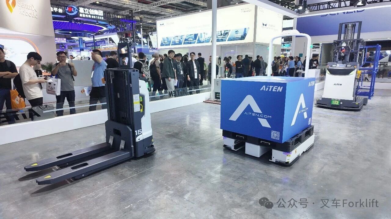 四台车跑了五天，AiTEN 把一座工厂搬进了展馆